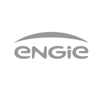 Logo ENGIE cinza em fundo transparente