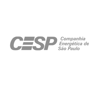 Logo CESP cinza em fundo transparente